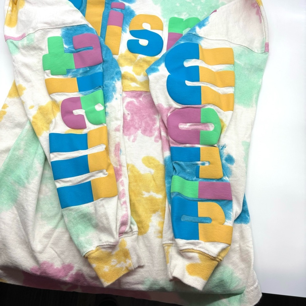 Disney Parks Walt Disney World Spirit Jersey tie-dye pastel 
SZ S. NWOT - Picture 8 of 16